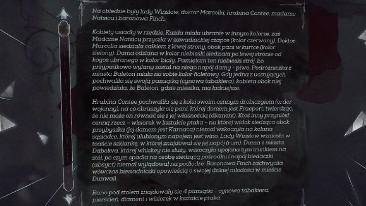 Jedna z permutacji zagadki Jindosha. - Zamek Jindosha - Jak rozwiązać zagadkę? | Misja 6 - Dzielnica pyłu - Dishonored 2 - poradnik do gry