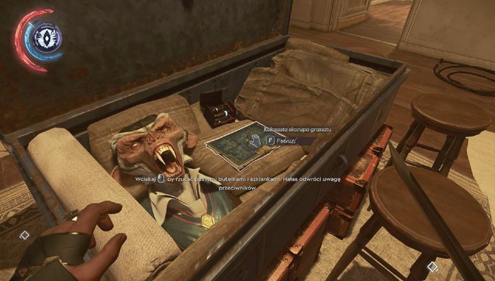 Schemat znajdziesz w skrzyni. - Sekrety | Misja 6 - Dzielnica pyłu | Dishonored 2 - Dishonored 2 - poradnik do gry