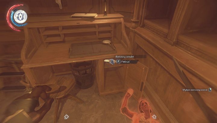 Kościany amulet znajduje się w biurku, w sklepie. - Sekrety | Misja 6 - Dzielnica pyłu | Dishonored 2 - Dishonored 2 - poradnik do gry