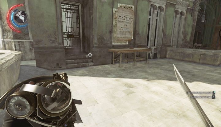 Drzwi prowadzące do mieszkania Lucii Pastor. - Odkryj sekret Delili | Misja 7 - Pęknięta tafla rzeczywistości | Dishonored 2 - Dishonored 2 - poradnik do gry