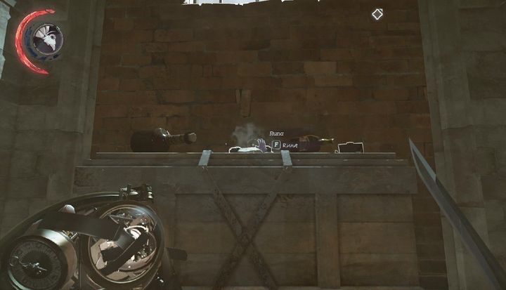 Runę znajdziesz na skrzyni, w zalanej piwnicy. - Sekrety | Misja 7 - Pęknięta tafla rzeczywistości | Dishonored 2 - Dishonored 2 - poradnik do gry