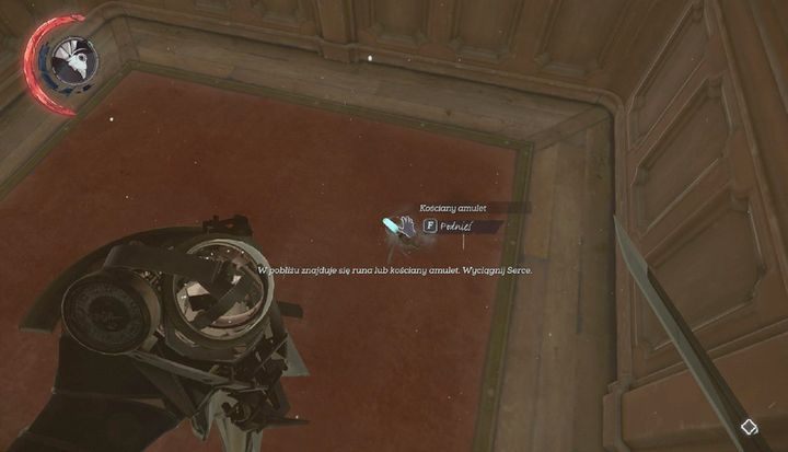 Zbierz kościany amulet leżący w windzie. - Sekrety | Misja 7 - Pęknięta tafla rzeczywistości | Dishonored 2 - Dishonored 2 - poradnik do gry