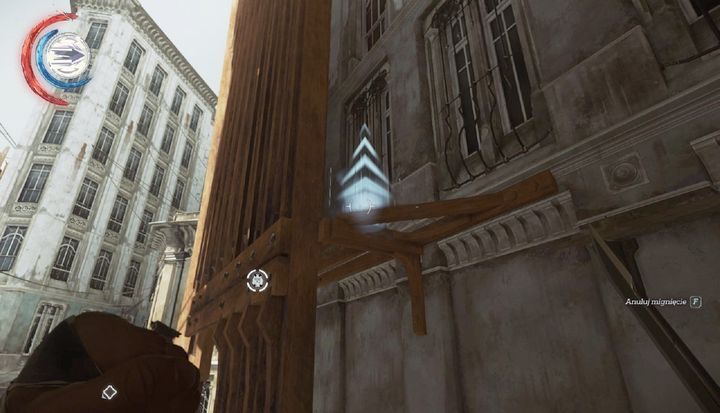 Wskocz na rusztowanie, by zebrać runę. - Sekrety | Misja 7 - Pęknięta tafla rzeczywistości | Dishonored 2 - Dishonored 2 - poradnik do gry