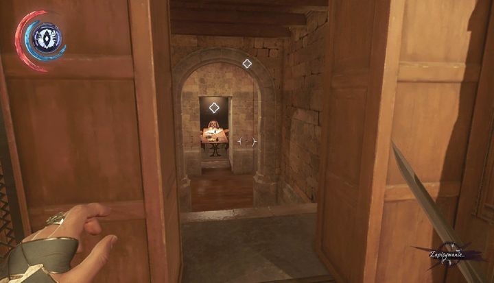 Sekretne wejście do skarbca diuka. - Pochwyć duszę Delili | Misja 8 - Wielki Pałac | Dishonored 2 - Dishonored 2 - poradnik do gry