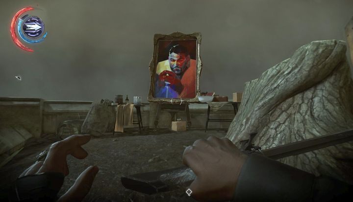 Obraz znajduje się niedaleko ogrodu. - Sekrety | Misja 9 - Śmierć cesarzowej | Dishonored 2 - Dishonored 2 - poradnik do gry