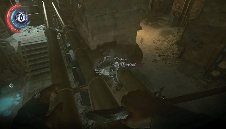 Runa znajduje się na rurach w piwnicy. - Sekrety | Misja 9 - Śmierć cesarzowej | Dishonored 2 - Dishonored 2 - poradnik do gry