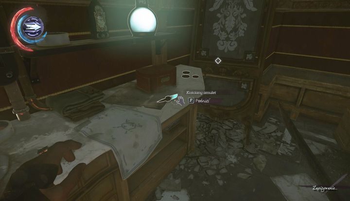 Kościany amulet znajduje się na komodzie. - Sekrety | Misja 9 - Śmierć cesarzowej | Dishonored 2 - Dishonored 2 - poradnik do gry
