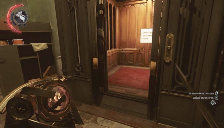 Wejdź na dach windy i powróć do teraźniejszości. - Eksploracja posiadłości Stiltona | Misja 7 - Pęknięta tafla rzeczywistości - Dishonored 2 - poradnik do gry