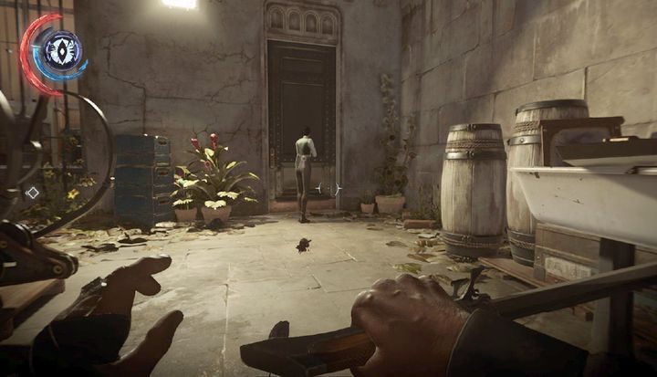Okradnij przemytniczkę, a otrzymasz klucz do łajby. - Znajdź wejście do Wielkiego Pałacu | Misja 8 - Wielki Pałac | Dishonored 2 - Dishonored 2 - poradnik do gry