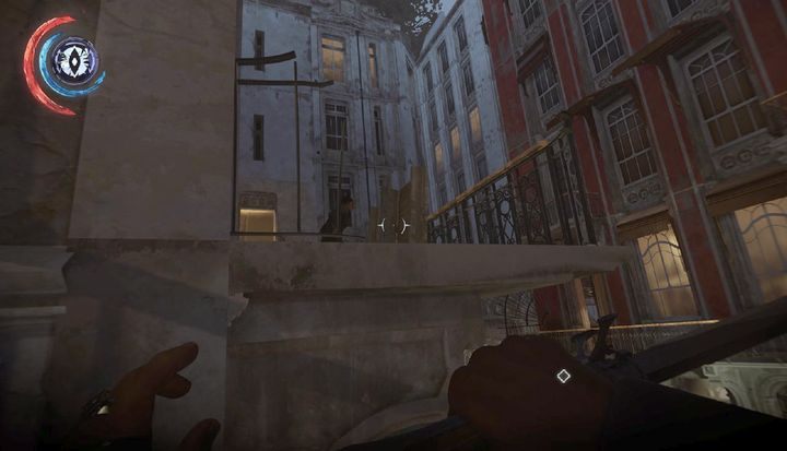 Zastawiona przez Wyjców pułapka na ciebie. - Znajdź wejście do Wielkiego Pałacu | Misja 8 - Wielki Pałac | Dishonored 2 - Dishonored 2 - poradnik do gry