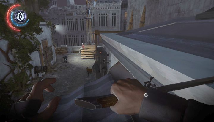 Zajmij się strażnikami i wyłącz zasilanie ściany światła. - Znajdź wejście do Wielkiego Pałacu | Misja 8 - Wielki Pałac | Dishonored 2 - Dishonored 2 - poradnik do gry