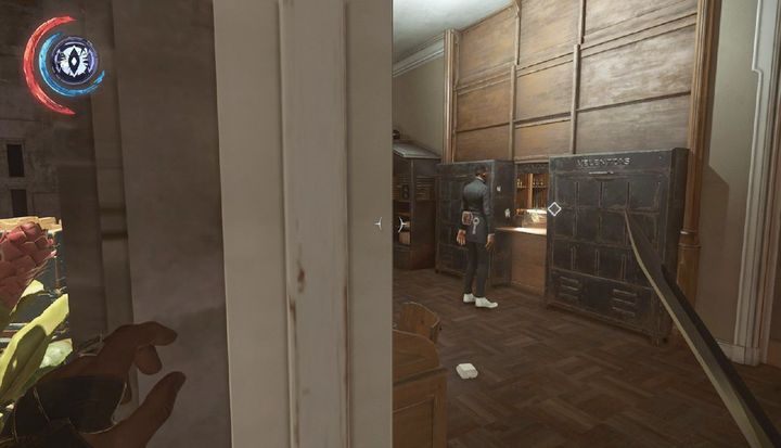 Niczego niespodziewający się sklepikarz. - Znajdź wejście do Wielkiego Pałacu | Misja 8 - Wielki Pałac | Dishonored 2 - Dishonored 2 - poradnik do gry