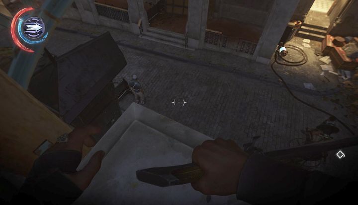 Ogłusz strażników i wejdź do mieszkania sklepikarza. - Znajdź wejście do Wielkiego Pałacu | Misja 8 - Wielki Pałac | Dishonored 2 - Dishonored 2 - poradnik do gry