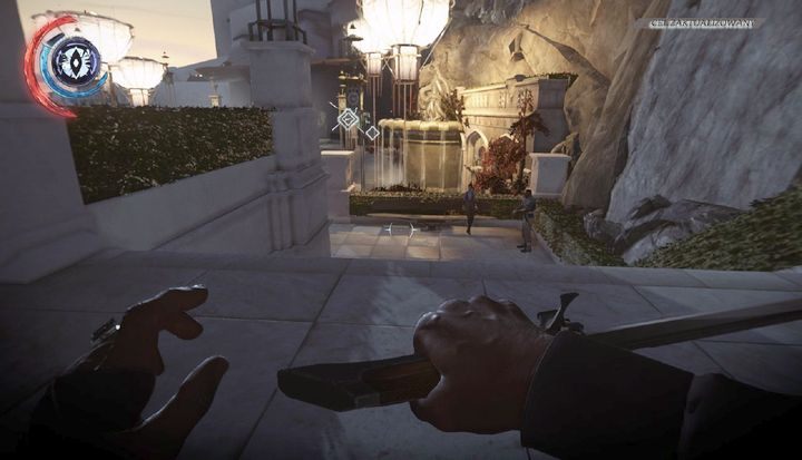 Podsłuchaj rozmowę. - Wyeliminuj diuka Abele | Misja 8 - Wielki Pałac | Dishonored 2 - Dishonored 2 - poradnik do gry