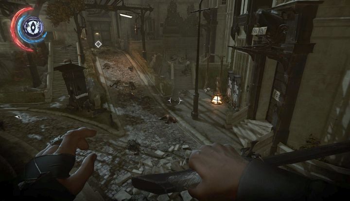 Kolejna sekcja ulic Dunwall. - Znajdź wyjście z ulic Dunwall | Misja 9 - Śmierć cesarzowej | Dishonored 2 - Dishonored 2 - poradnik do gry