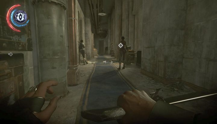 Wskocz na wentylację nad wiedźmami. - Wyeliminuj Delilę Copperspoon | Misja 9 - Śmierć cesarzowej | Dishonored 2 - Dishonored 2 - poradnik do gry