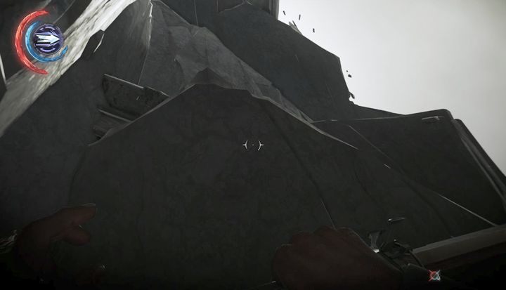 Skałami dostaniesz się na górę. - Wyeliminuj Delilę Copperspoon | Misja 9 - Śmierć cesarzowej | Dishonored 2 - Dishonored 2 - poradnik do gry