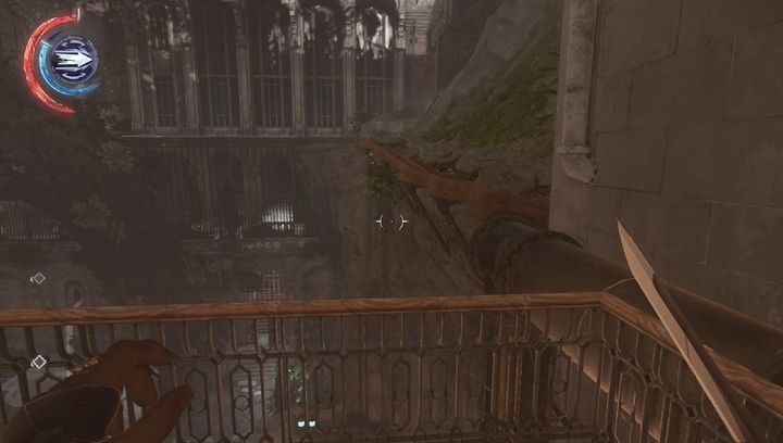 Dostań się klifem po prawej stronie do posiadłości Breanny. - Wyeliminuj Breannę Ashworth | Misja 5 - Cesarskie Konserwatorium | Dishonored 2 - Dishonored 2 - poradnik do gry