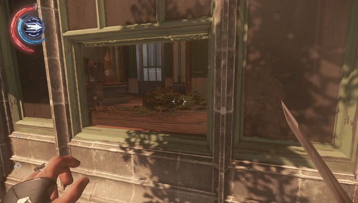 Otwarte okno naprzeciwko poprzedniego okna. - Wyeliminuj Breannę Ashworth | Misja 5 - Cesarskie Konserwatorium | Dishonored 2 - Dishonored 2 - poradnik do gry