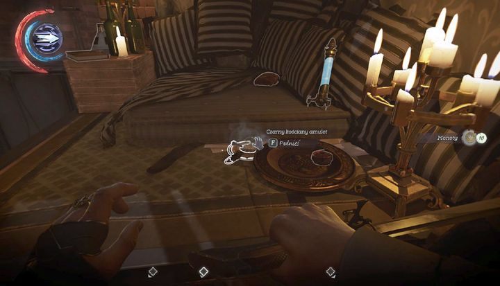 Nad szybem windowym znajdziesz sekretny pokoik, w którym leży amulet. - Sekrety | Misja 5 - Cesarskie Konserwatorium | Dishonored 2 - Dishonored 2 - poradnik do gry