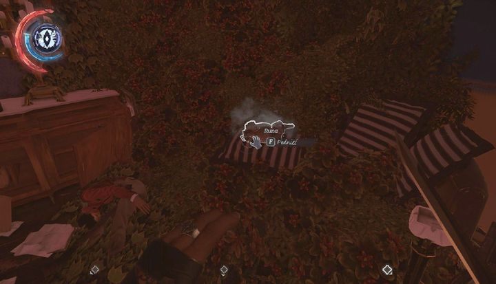 Runa leży na małym podeście. - Sekrety | Misja 5 - Cesarskie Konserwatorium | Dishonored 2 - Dishonored 2 - poradnik do gry