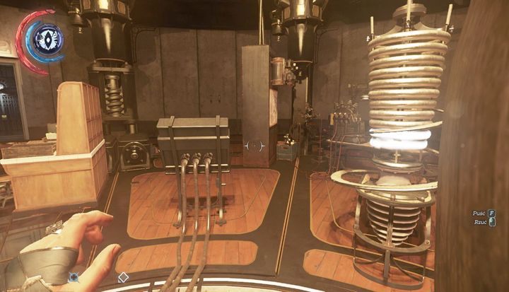 Posadź Jindosha w maszynie do elektrowstrząsów. - Wyeliminuj Kirina Jindosha | Misja 4 - Mechaniczna rezydencja | Dishonored 2 - Dishonored 2 - poradnik do gry