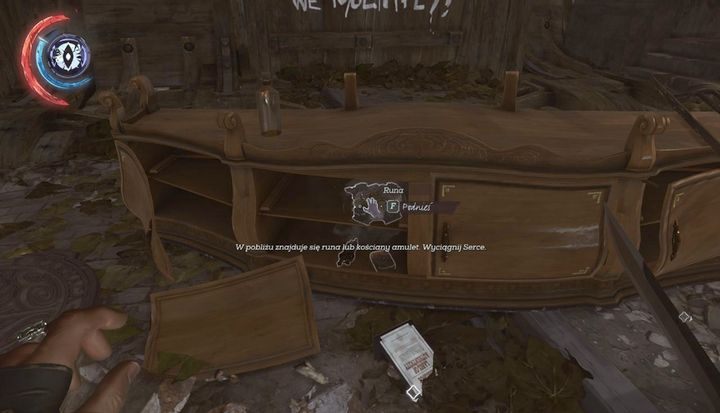 Runa znajduje się w komodzie. - Sekrety | Misja 4 - Mechaniczna rezydencja | Dishonored 2 - Dishonored 2 - poradnik do gry