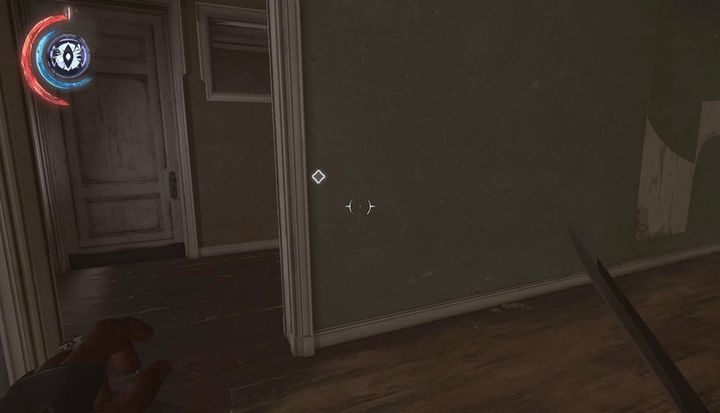 Skorzystaj z wnęki pod sufitem, by przedostać się na drugą stronę. - Sekrety | Misja 4 - Mechaniczna rezydencja | Dishonored 2 - Dishonored 2 - poradnik do gry