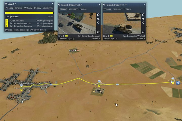 Proste, ale skuteczne połączenie trzech stacji z opcją automatycznego ładowania. - Tworzenie połączeń w Transport Fever - Transport Fever - poradnik do gry