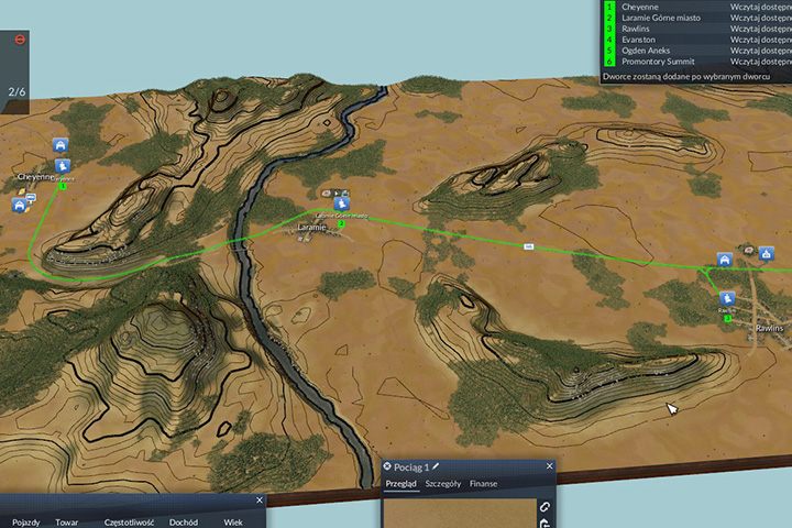 Połącz miasta Laramie i Rawlins (poboczne: negocjuj z Indianami) - Misja 1 - Dziki Zachód w Transport Fever - Transport Fever - poradnik do gry
