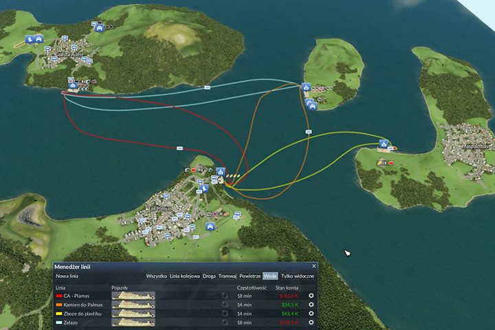 Ostateczny kształt transportu morskiego. - Misja 4 - Rajska Wyspa w Transport Fever - Transport Fever - poradnik do gry