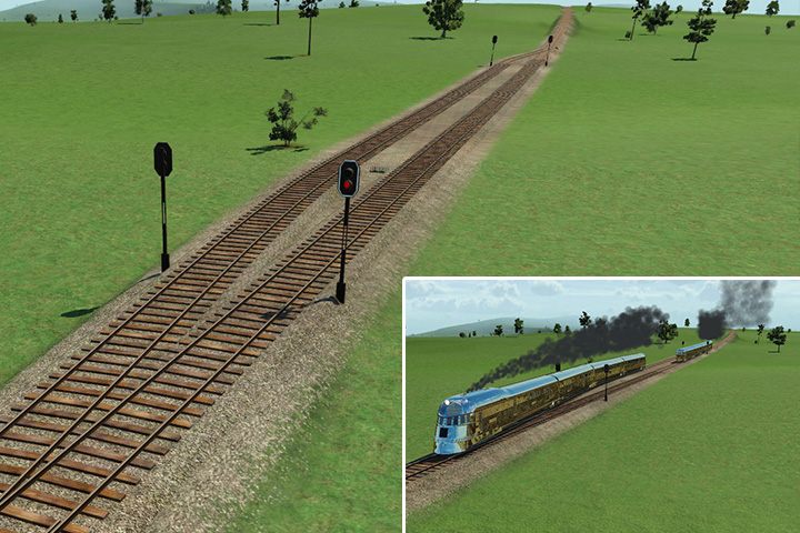 Połączenie z mijanką - Tworzenie zaawansowanych trakcji kolejowych w Transport Fever - Transport Fever - poradnik do gry