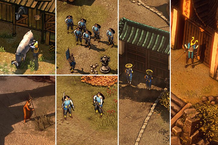 Cywil, Przeciwnik (pikinier, strzelec i oficer), Słomiany Kapelusz, Samuraj. - Rodzaje przeciwników, typy zachowań i sposoby eliminacji - Shadow Tactics: Blades of the Shogun - poradnik do gry