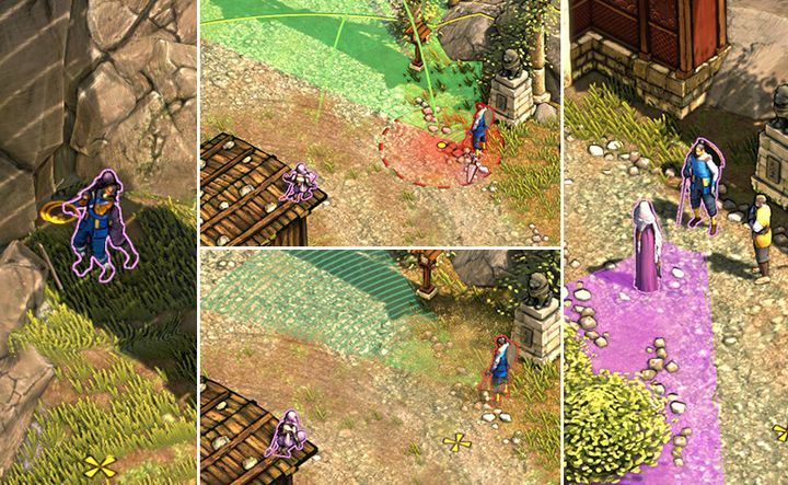 Aiko to mistrzyni kamuflażu i odwracania uwagi. - Bohaterowie i umiejętności - Shadow Tactics: Blades of the Shogun - poradnik do gry