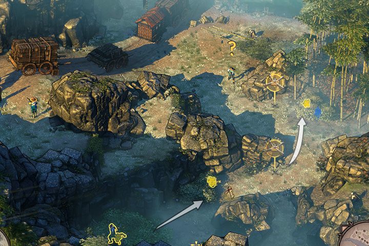 Pozbądź się wroga po lewej, który szuka Yuki - Misja 2 - Trakt Nakasendo - Shadow Tactics: Blades of the Shogun - poradnik do gry