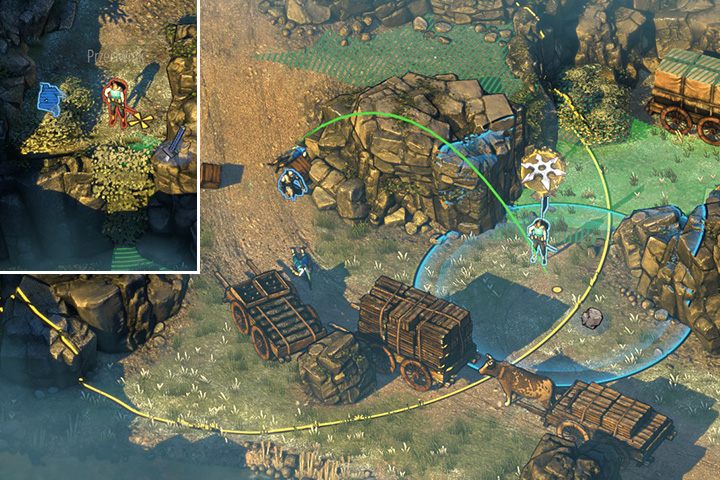 Jak już sytuacja się uspokoi, wskocz do rzeki i przepłyń do górnej części rzeki - Misja 2 - Trakt Nakasendo - Shadow Tactics: Blades of the Shogun - poradnik do gry