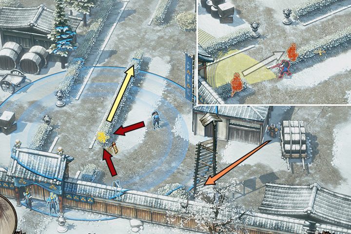 Teraz zabierzesz się za drewnianą wieżę - Misja 3 - Miasto Imai - Shadow Tactics: Blades of the Shogun - poradnik do gry