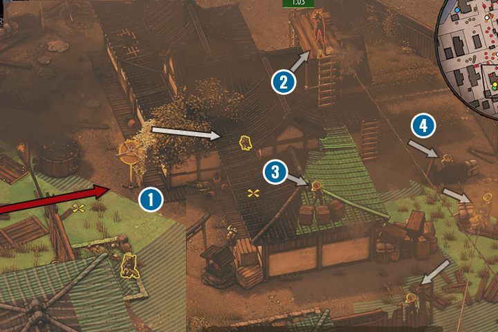 Najpierw zacznij od grupy dolnej: Yuki i Takuma - Misja 8 - Miasto Kanazawa - Shadow Tactics: Blades of the Shogun - poradnik do gry