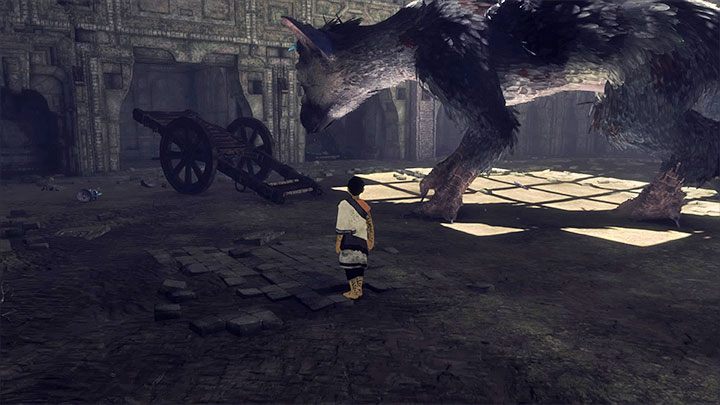 Wymagania: Musisz wylądować na grzbiecie Trico po tym jak zostaniesz katapultowany z wozu - Lista trofeów | The Last Guardian - The Last Guardian - poradnik do gry