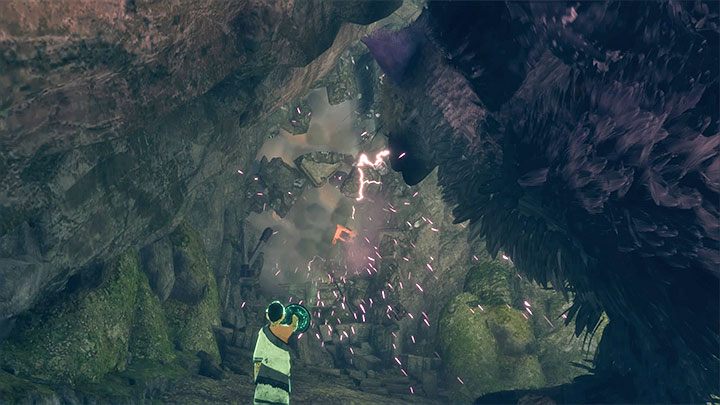 Powróć do jaskini gdzie przebywa Trico - Odnalezienie lustra i wydostanie się ze startowej jaskini | The Last Guardian - The Last Guardian - poradnik do gry