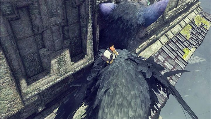 Dotrzyj z Trico na mały dach - Zniszczenie dwóch witraży i eksploracja drugiej wieży | The Last Guardian - The Last Guardian - poradnik do gry
