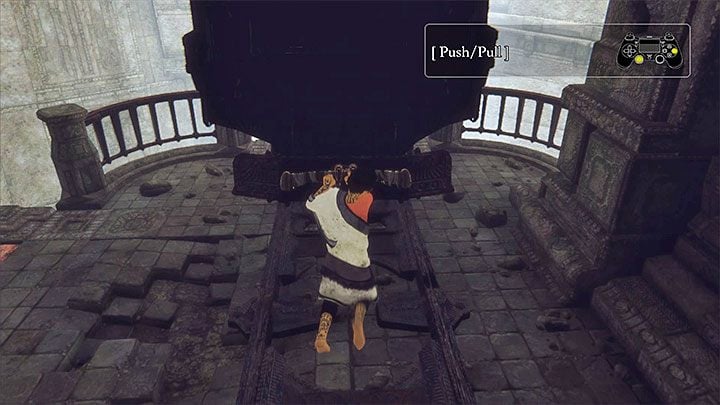 Zepchnij wagon na wrogo nastawionego potwora - Pomoc Trico w walce z drugą bestią i ocalenie Trico przed śmiercią - The Last Guardian - poradnik do gry