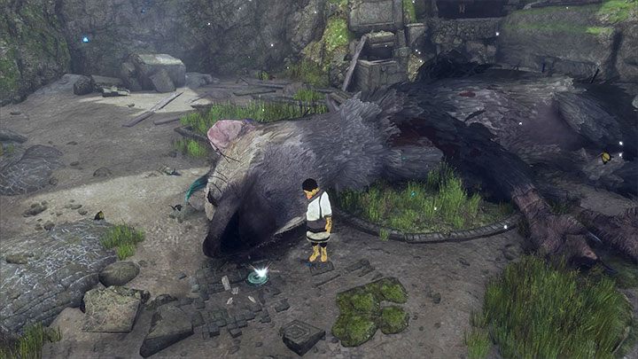 Zabierz wyplute przez Trico lustro - Pomoc Trico w walce z drugą bestią i ocalenie Trico przed śmiercią - The Last Guardian - poradnik do gry