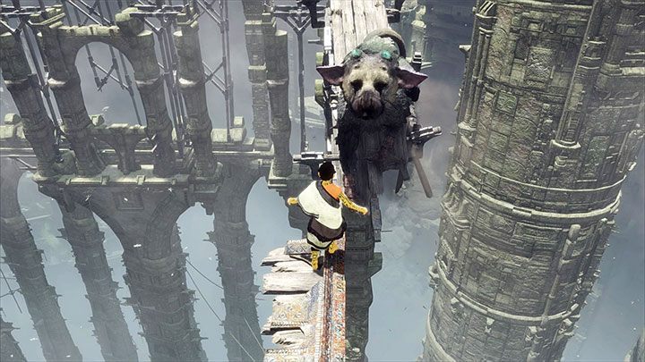 1 - Przejście po ogromnym rusztowaniu | The Last Guardian - The Last Guardian - poradnik do gry