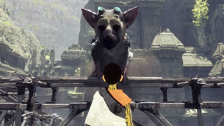 2 - Przejście po ogromnym rusztowaniu | The Last Guardian - The Last Guardian - poradnik do gry