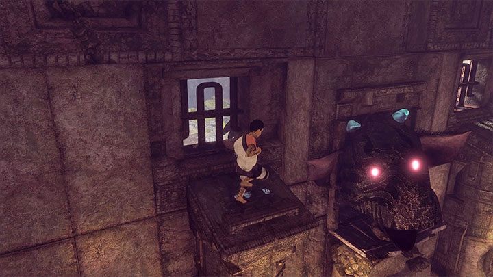 Wdrap się na wyżej położone półki i doskocz do nowych lian - Odnalezienie Trico i unikanie drugiej bestii | The Last Guardian - The Last Guardian - poradnik do gry