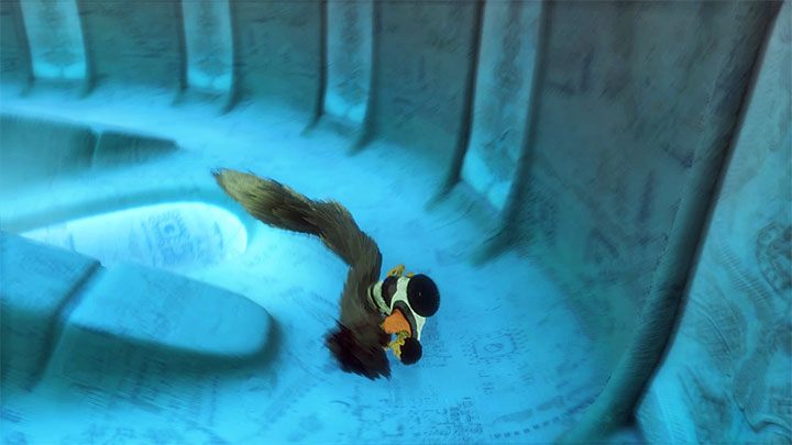 Obejrzyj nowy filmik przerywnikowy i po odzyskaniu kontroli nad głównym bohaterem wyrusz w stronę badanej już wcześniej centralnej konstrukcji, do której wleciał oderwany ogon Trico - Finałowa konfrontacja z wrogimi bestiami | The Last Guardian - The Last Guardian - poradnik do gry