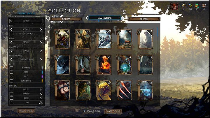 Brązowe karty to te najpowszechniejsze, których w każdej talii będzie najwięcej - Grupy kart - Gwint - poradnik do gry