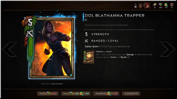 Pułapki zagrywane są na stronę przeciwnika - Pozycje kart - Gwint - poradnik do gry