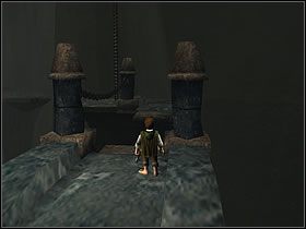 Aby się tam dostać musisz wyjść po drabince znajdującej się opodal na wyższy poziom kopalni - Część 3b | Moria - Władca Pierścieni: Drużyna Pierścienia - poradnik do gry